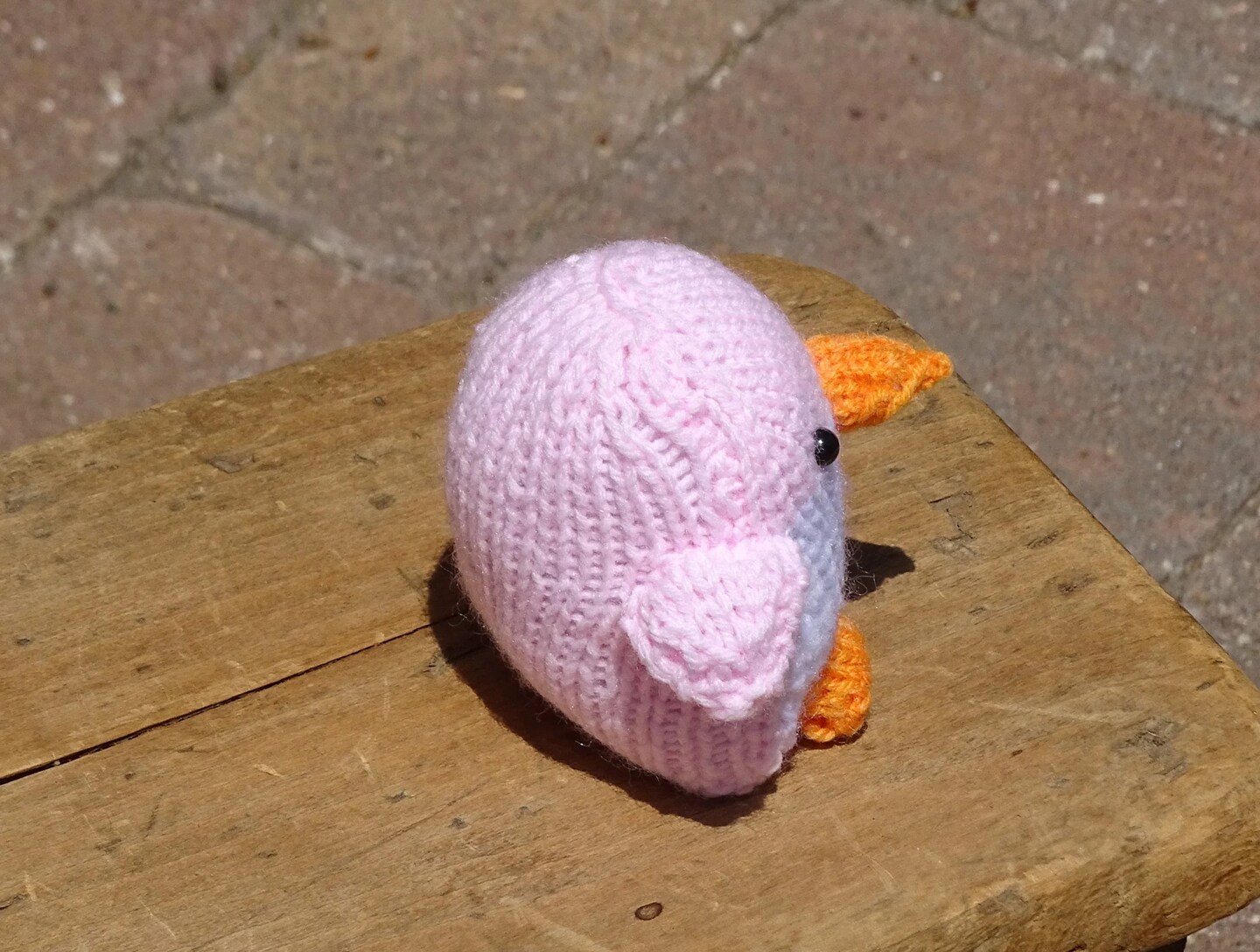 Knitted Penguin, Baby Shower Gift, Pink Toy, Soft Toy, Pink Penguin, Stuffed Small Animal, Ready to Ship product 6