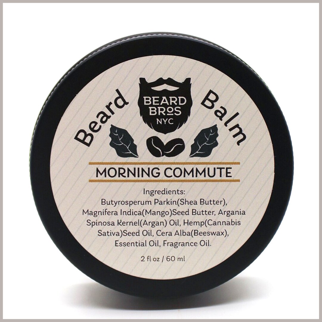 michael's coffee & tobacco Morning Commute: Scented Beard Balm with Coffee and Tobacco Essential Oils