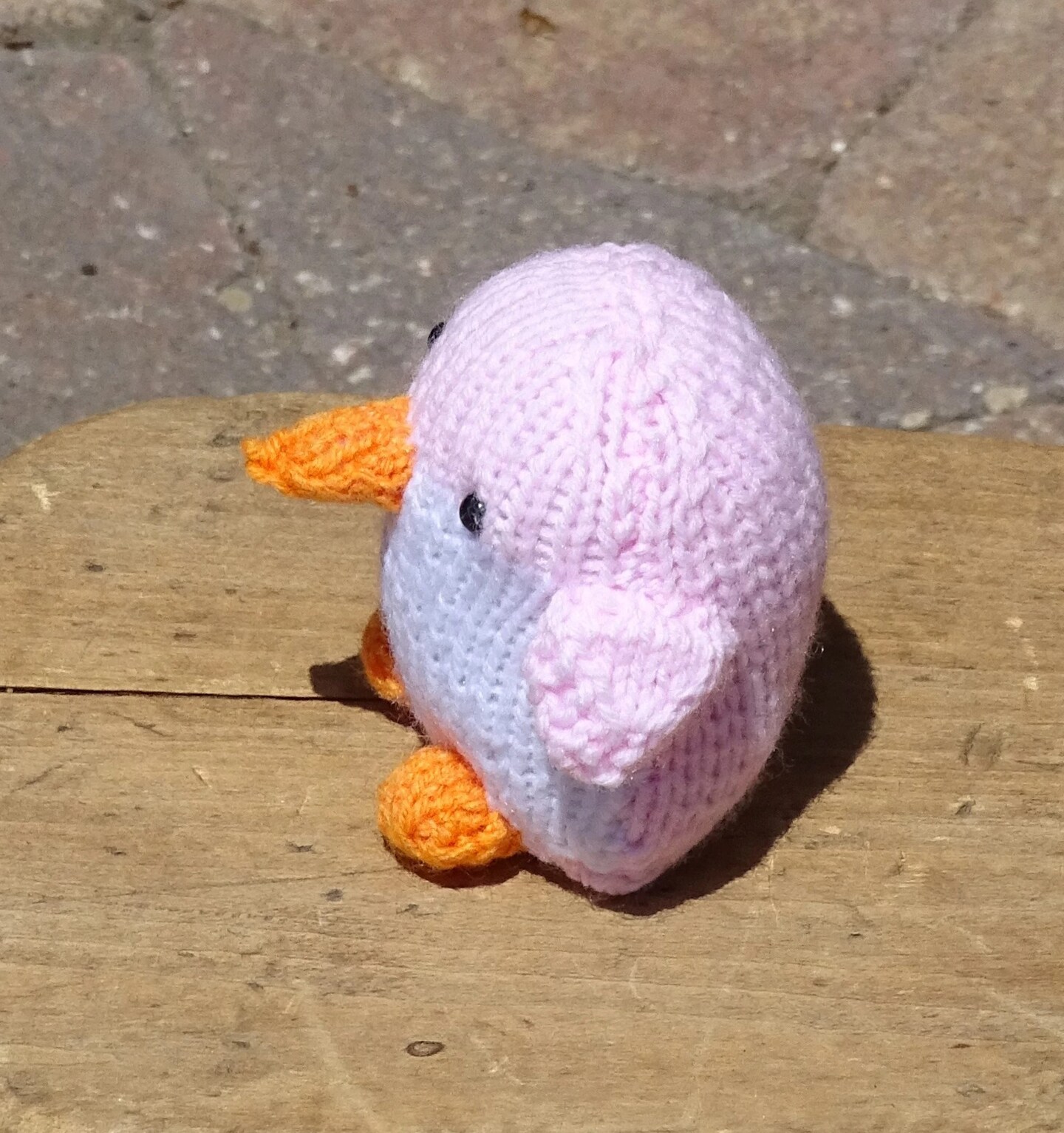 Knitted Penguin, Baby Shower Gift, Pink Toy, Soft Toy, Pink Penguin, Stuffed Small Animal, Ready to Ship product 5