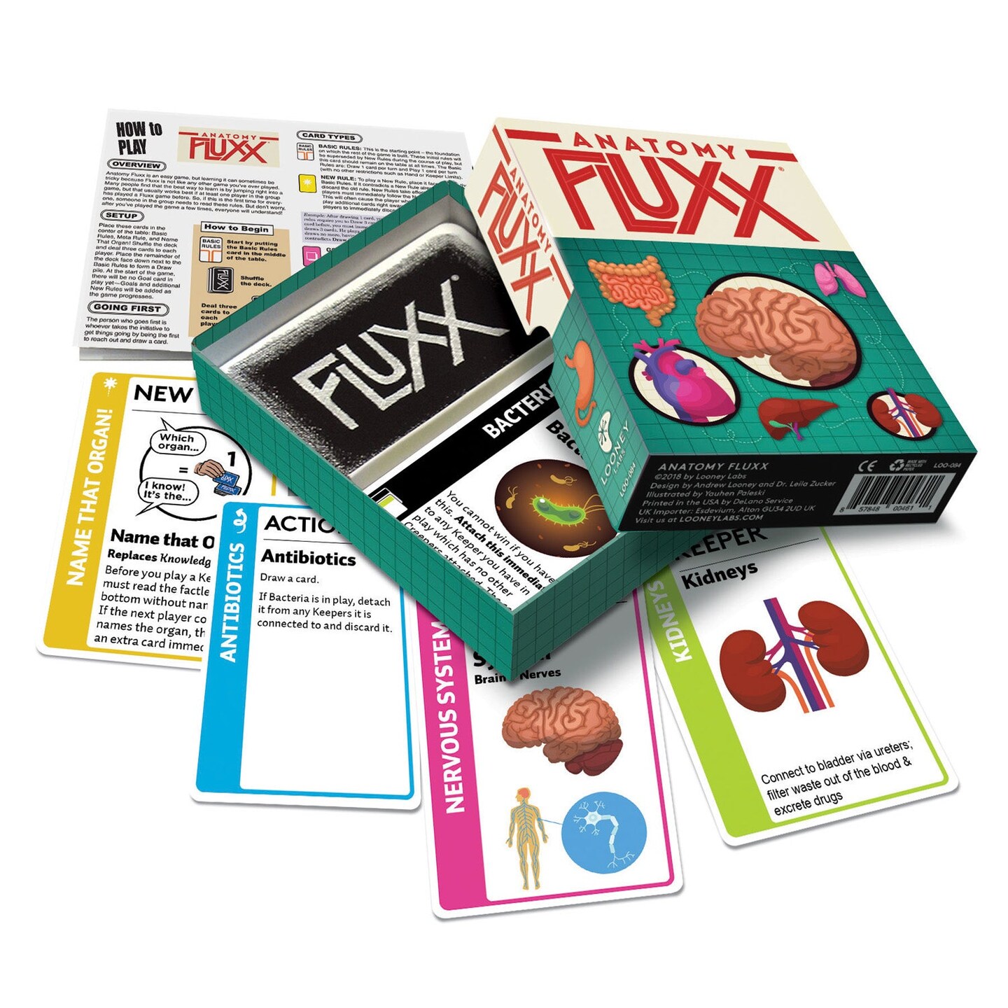 Anatomy Fluxx&#xAE; Card Game