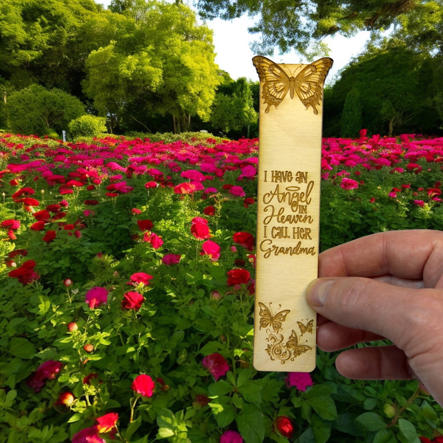 Bookmark - I have an angel in heaven I call her Grandma - Birch wood Bookmark - I have an angel in heaven I call her Grandma - Birch wood