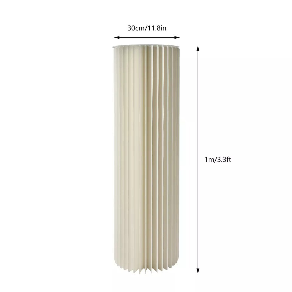 Cardboard Flowers Stand Foldable Columns Display Rack Weddings Centerpiece
