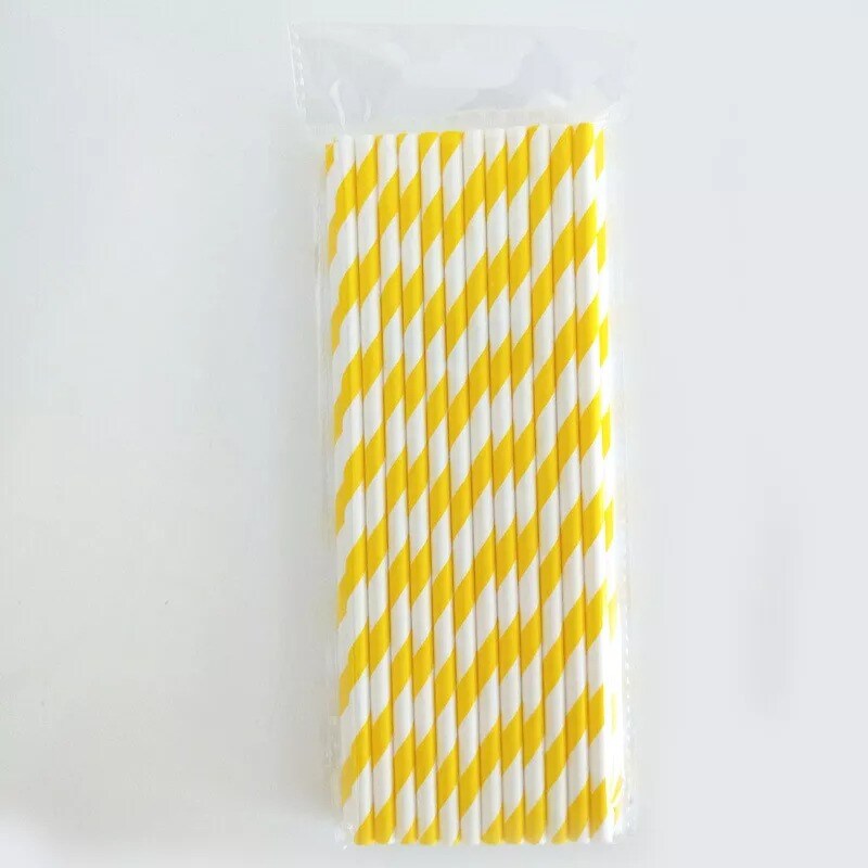 Packed Paper Straws for Party