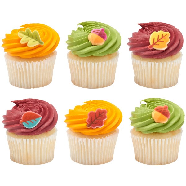 Autumn Leaves Dec-Ons&#xAE; Decorations 12ct