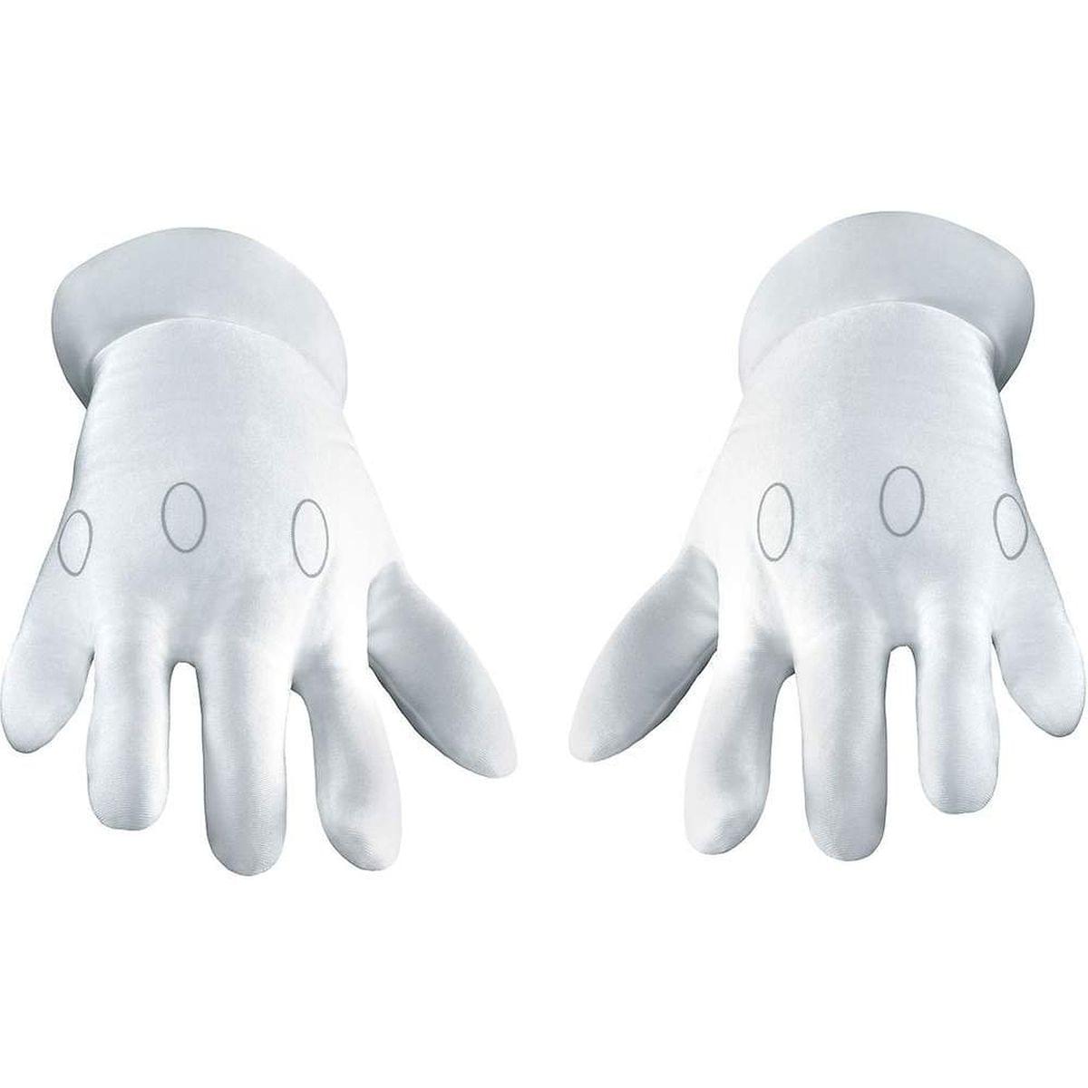 Nintendo Super Mario Brothers Hands Adult Costume Gloves One Size