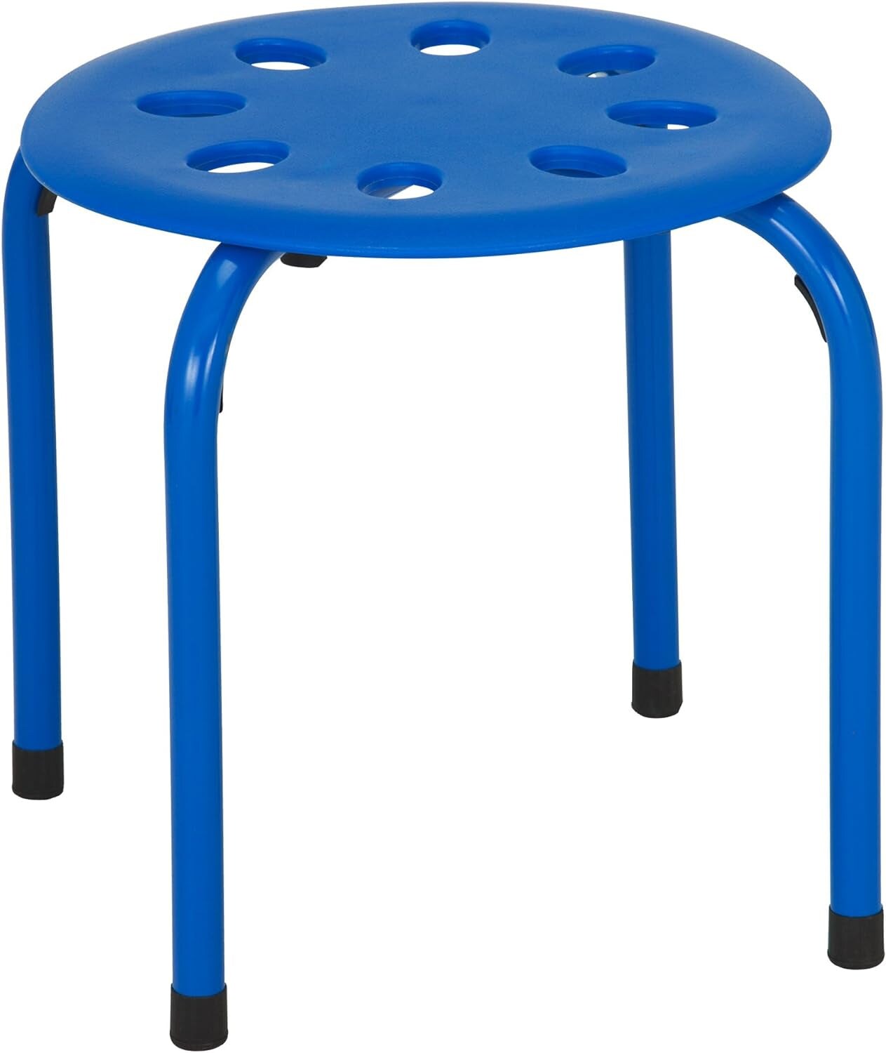 Daycare Stacking Stools for Kids, 12&#x22; Children&#x27;S Portable Nesting Office and Classroom Stools, Assorted Color, Pack of 5