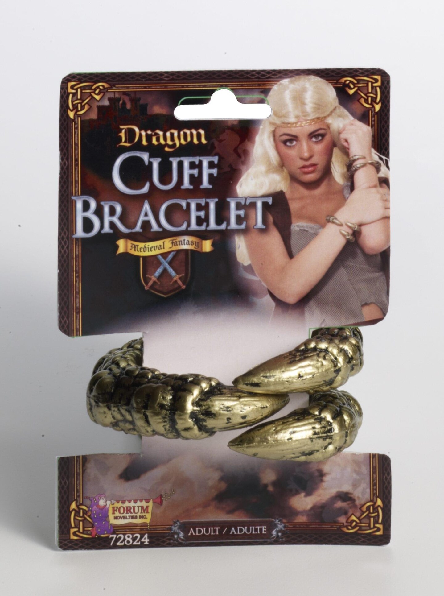 Medieval Fantasy Dragon Cuff Costume Bracelet