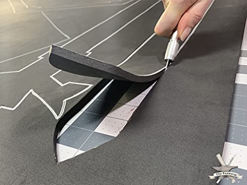 Foam Cosplay - 5mm (1mm to 10mm) - Black or White - 14" x 39" Sheet - Ultra High Density Craft Foam 85 kg/m3 - by The Foamory