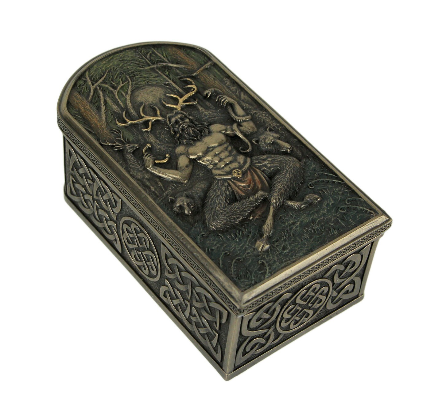 Cernunnos Celtic Horned God Of Animals And The Underworld Trinket Box