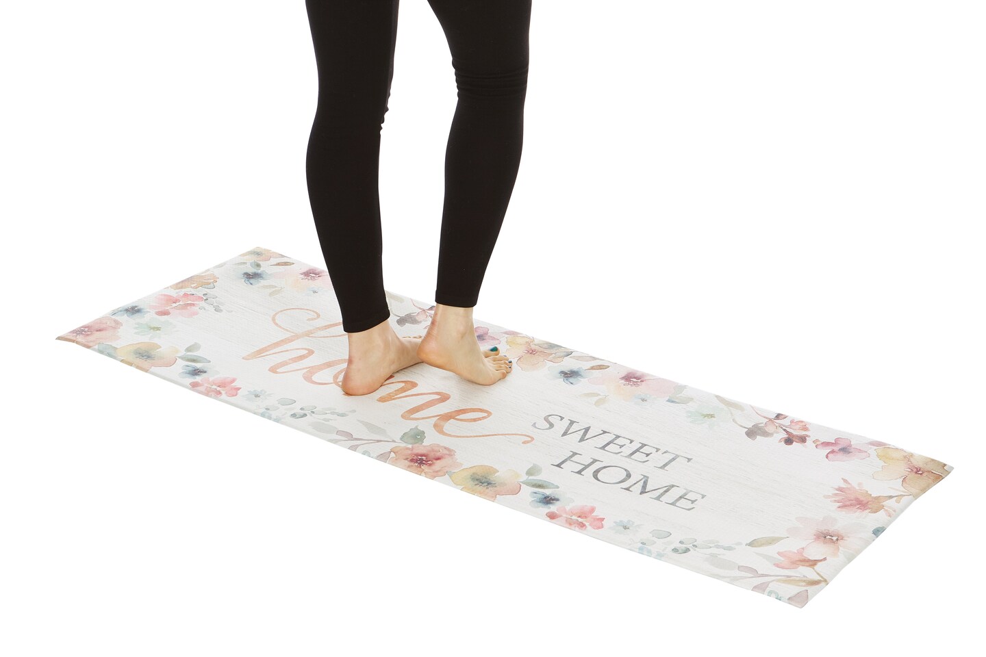 20&#x22; x 55&#x22; Chic Anti-Fatigue Memory Foam Kitchen Runner Mat (Home Sweet Home)