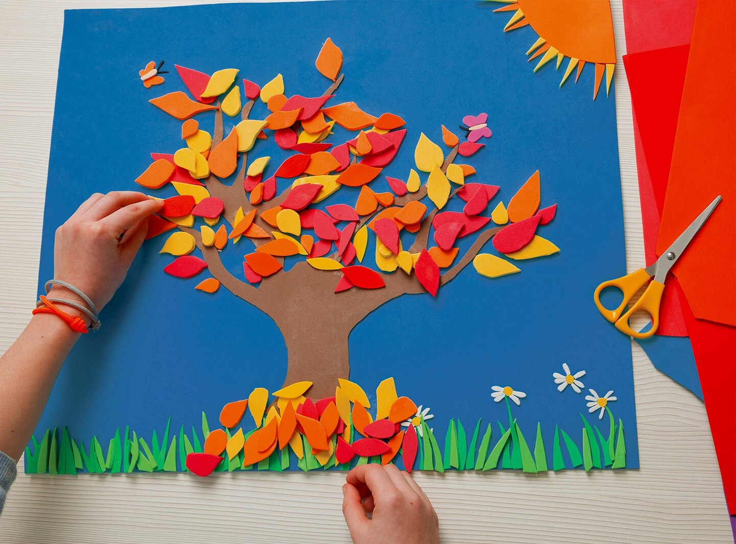 100 Pack EVA Foam Sheets, 5.5 x 8.5 Inch, Assorted Colors (20 Colors), 2mm Thick, by Better Office Products, for Arts and Crafts, 100 Sheets