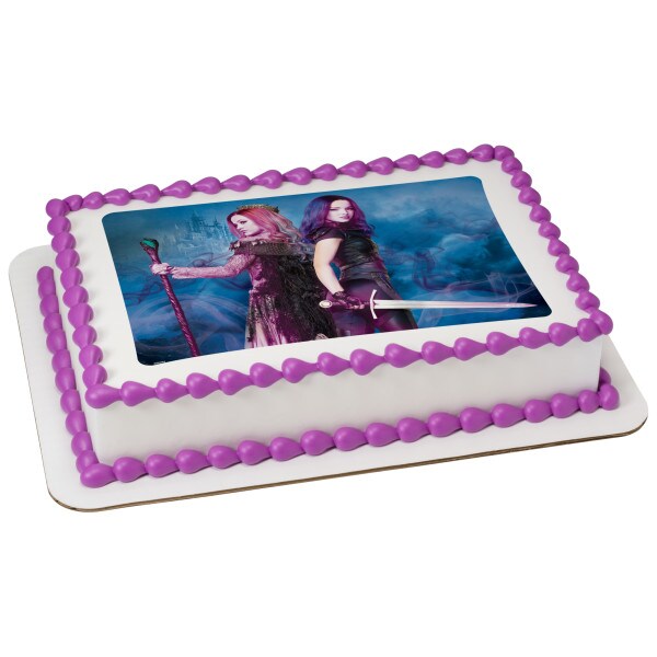 Disney Descendants 3 Wicked Showdown Edible Cake Topper Image - 1/4 Sheet