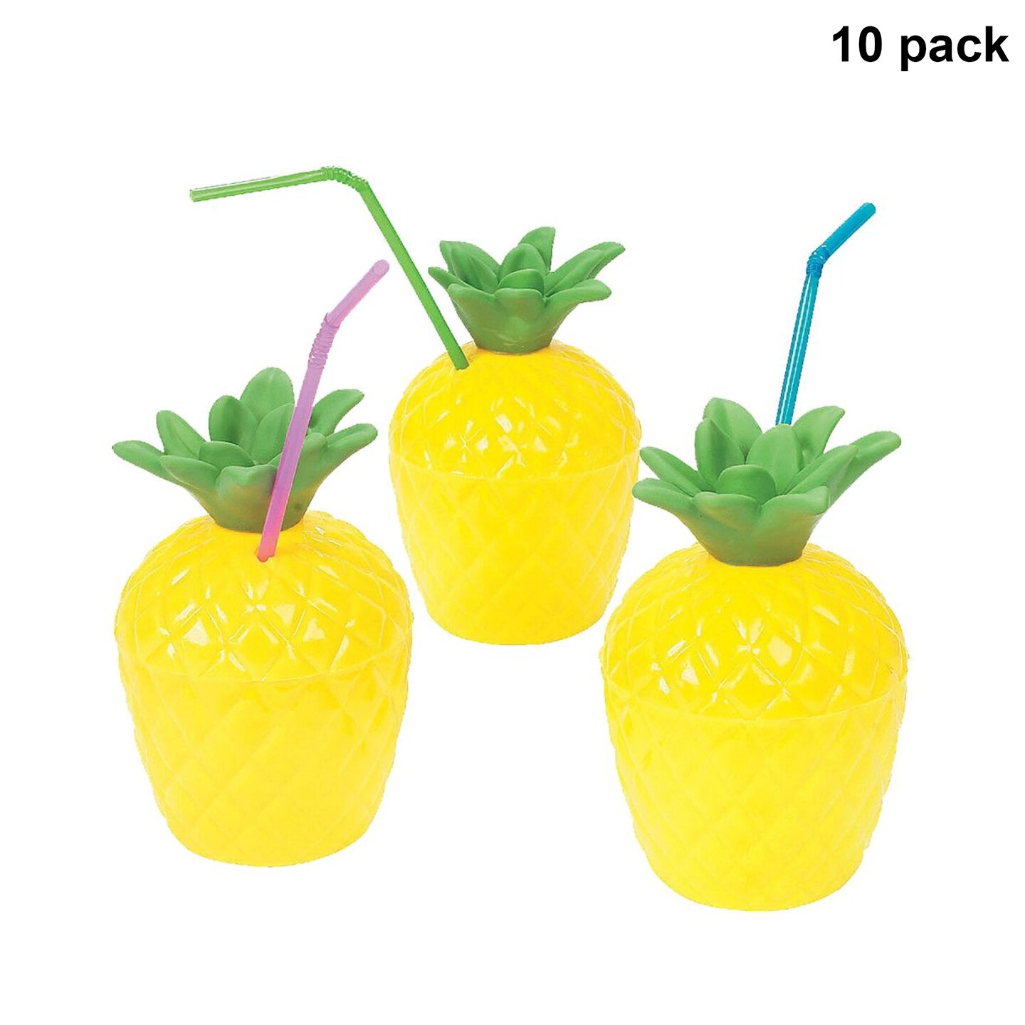 Plastic Pineapple Cup with Lid | Sip in Style | MINA&#xAE;