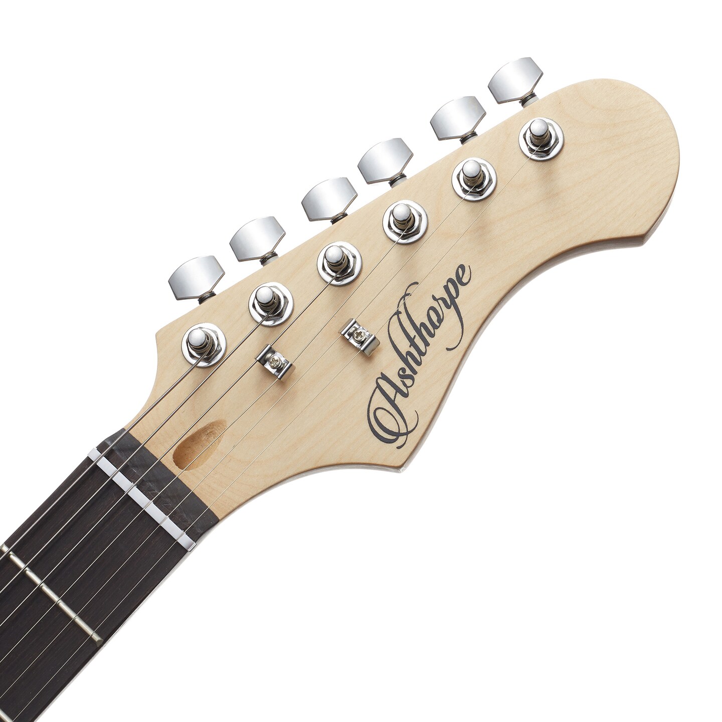 Ashthorpe 39-Inch Electric Guitar, Full-Size Guitar Kit with Padded Gig Bag, Tremolo Bar, Strap, Strings, Cable, Cloth, Picks