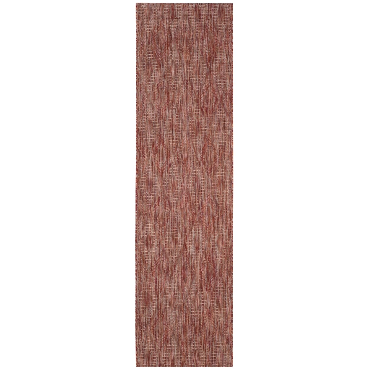 Safavieh Outdoor Cy8522-36522 Courtyard Red / Red Rug Contemporary Carpet Shag