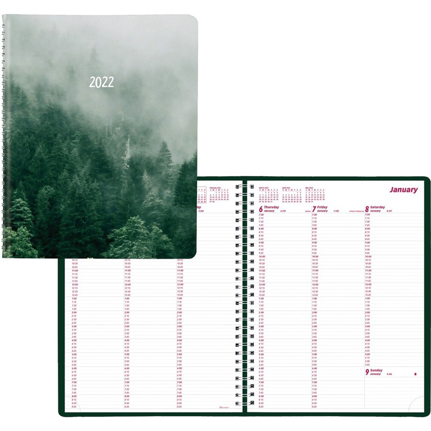 Brownline Soft Cover Appointment Book, Weekly, 1 Year, January 2021 till December 2021