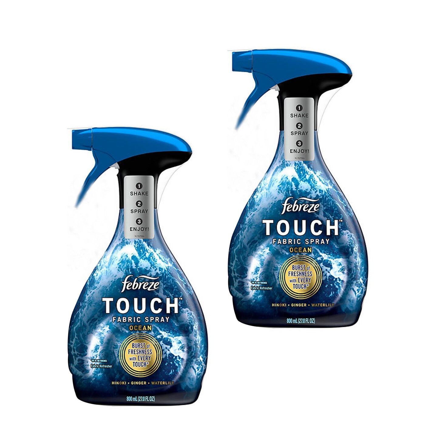 Febreze Touch Ocean Fabric Refresher Fabric Spray, 27.0 fl oz