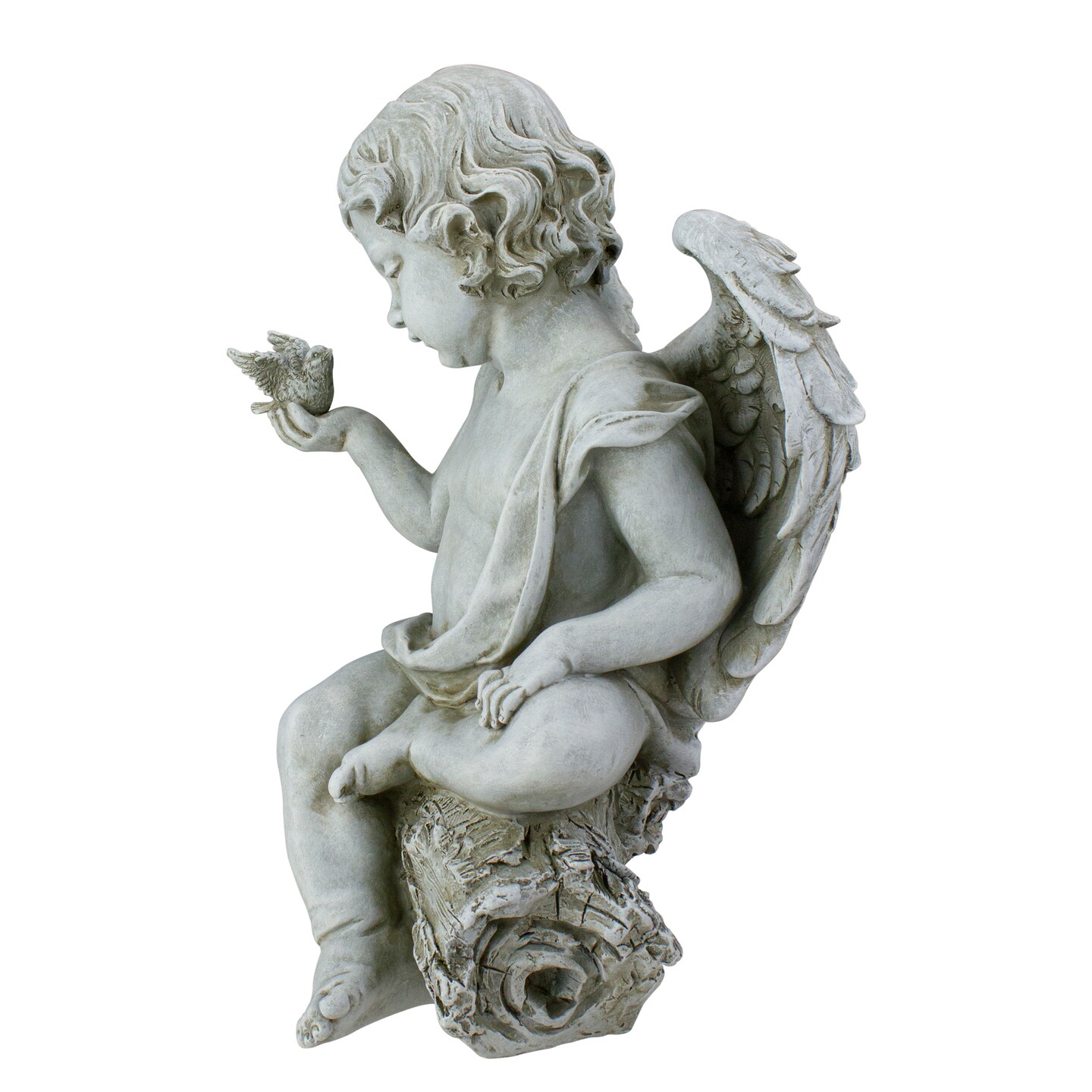 Joseph's Studio Cherub Angel with Dove Outdoor Garden Figure