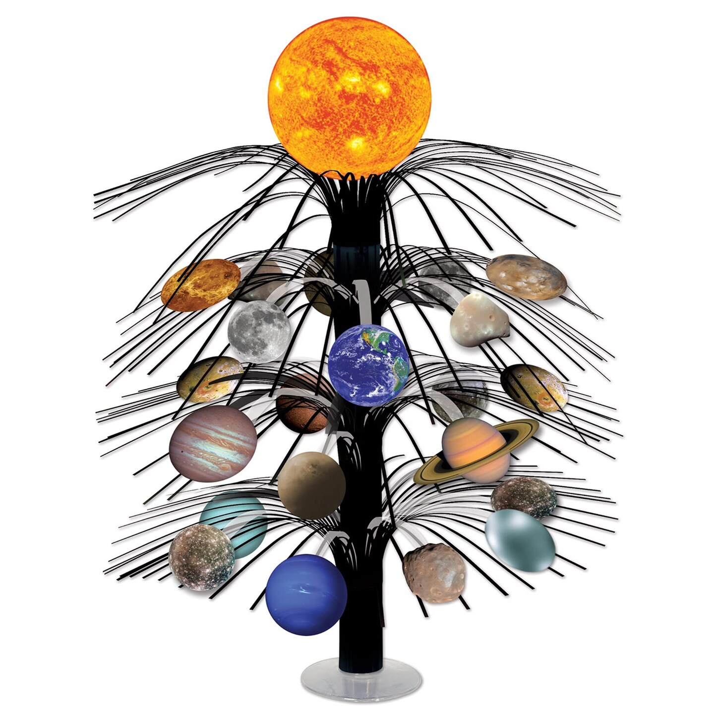 Stunning Solar System Planet Decorations - Set of 6 Centerpieces