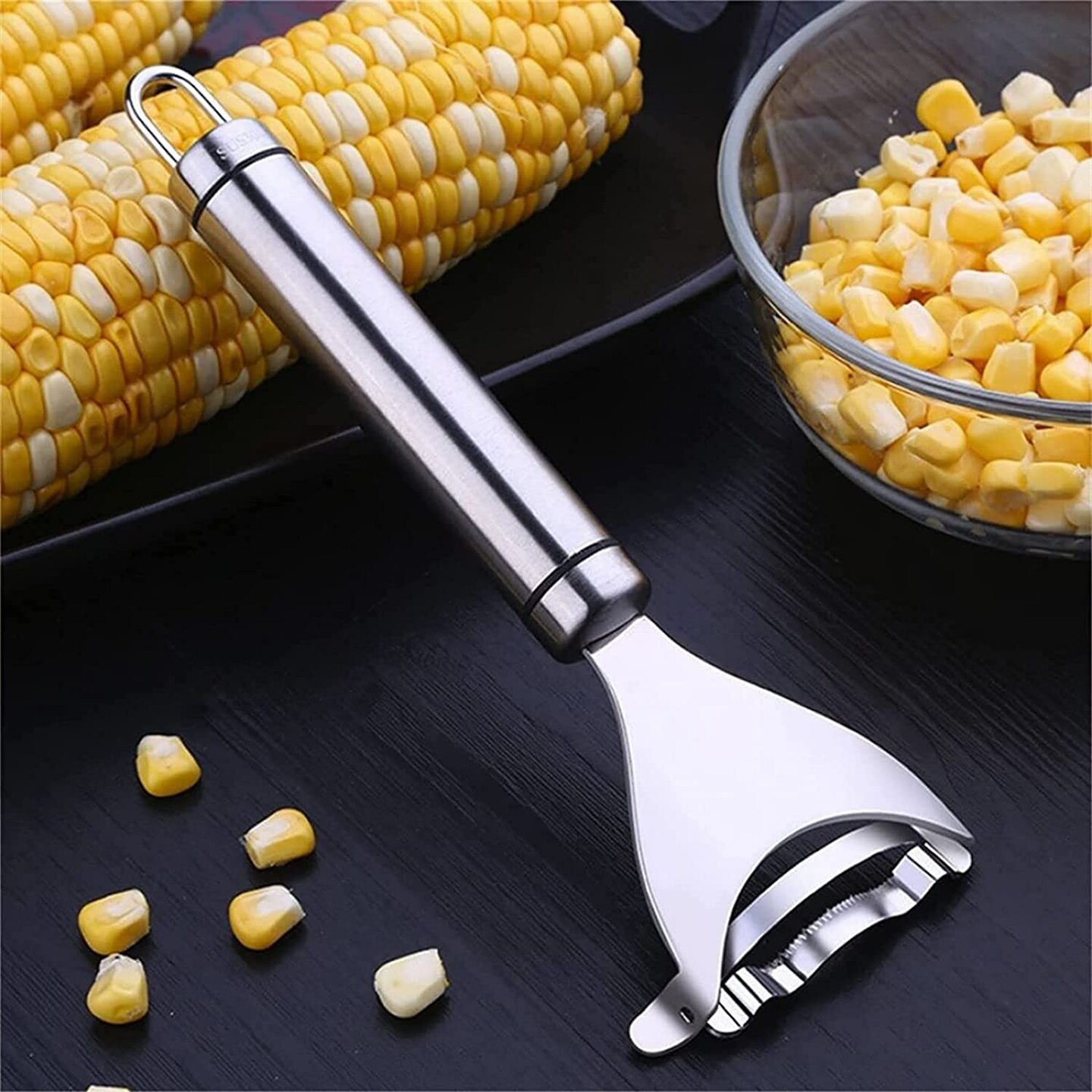 Kitcheniva Stainless Steel Corn Peeler Tool