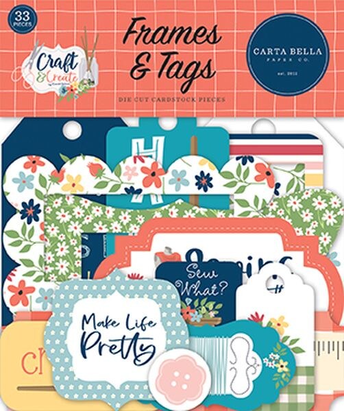 Carta Bella Craft &#x26; Create Frames &#x26; Tags