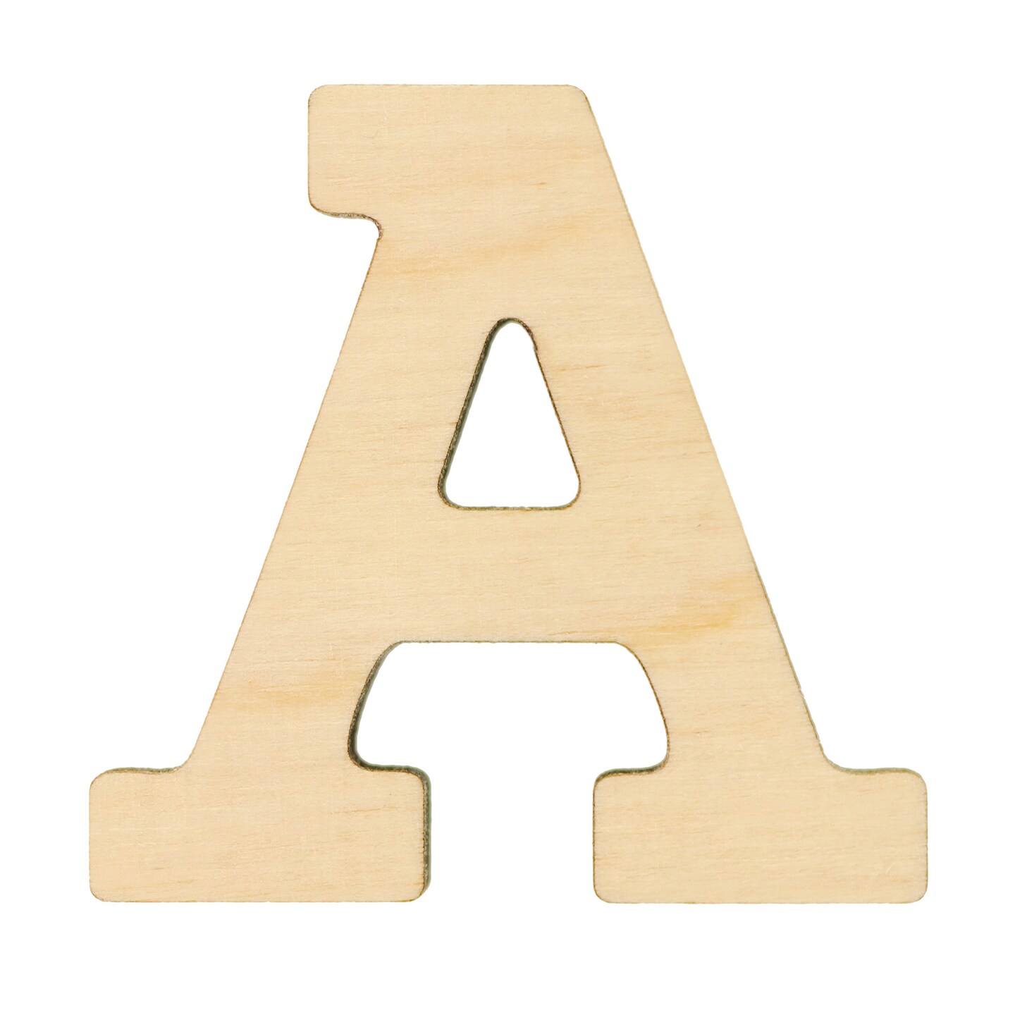 Essentials By Leisure Arts Arts Wood Letter 1.75&#x22; Birch A