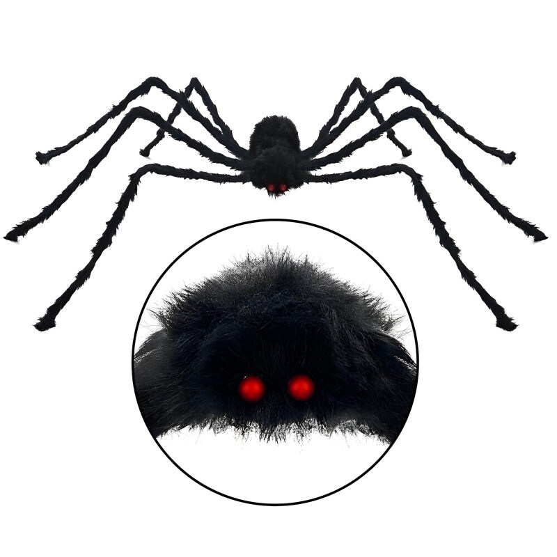 Kitcheniva Spooktacular Giant Realistic Hairy Spider 59&#x22;