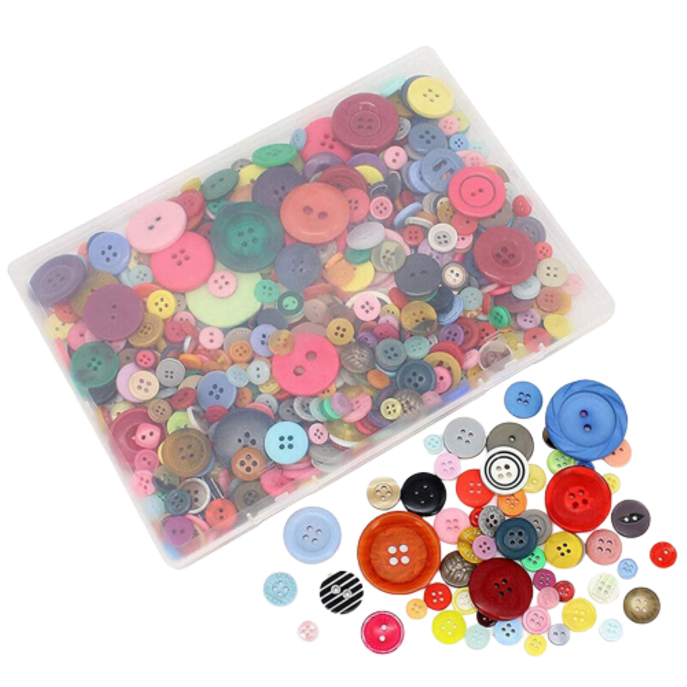154 Piece Plastic Sew-On Snap Button Kit for Arts and Crafts, Sewing  Supplies (15 Colors)