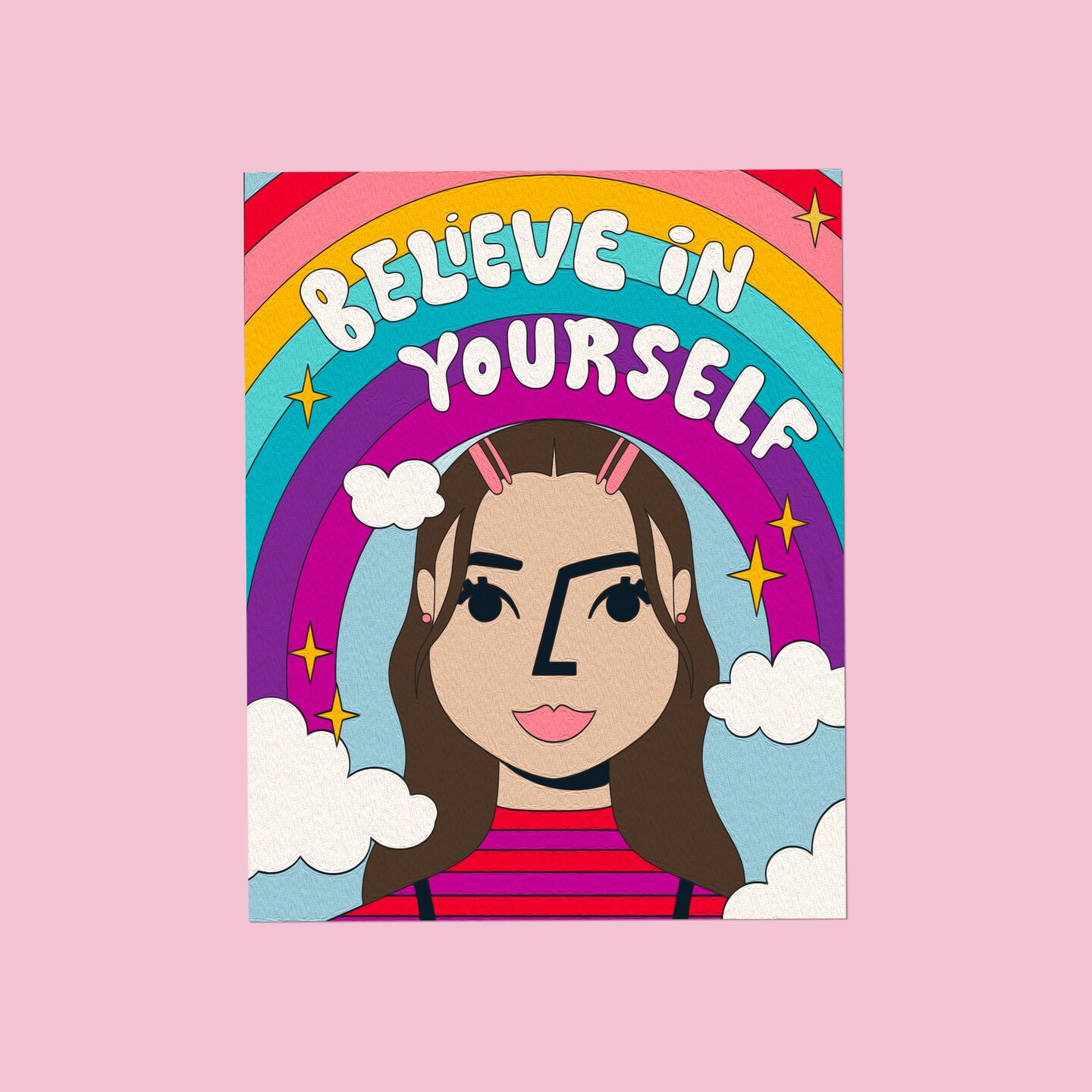 Kids Crafts Paint by Number Craft Kit for Kids: Believe in Yourself
