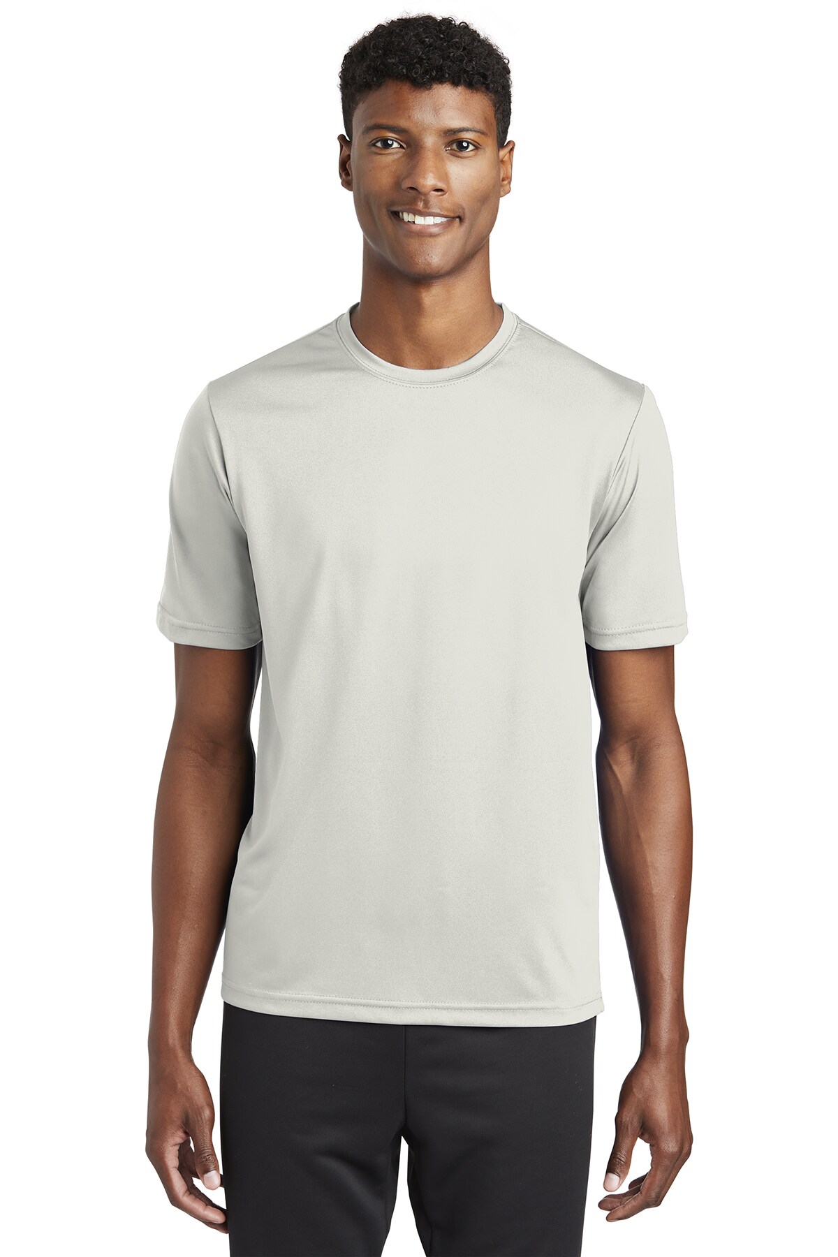 Sport-Tek&#xAE; Crewneck Short Sleeve Fitted Men&#x27;s Polyester T-Shirt