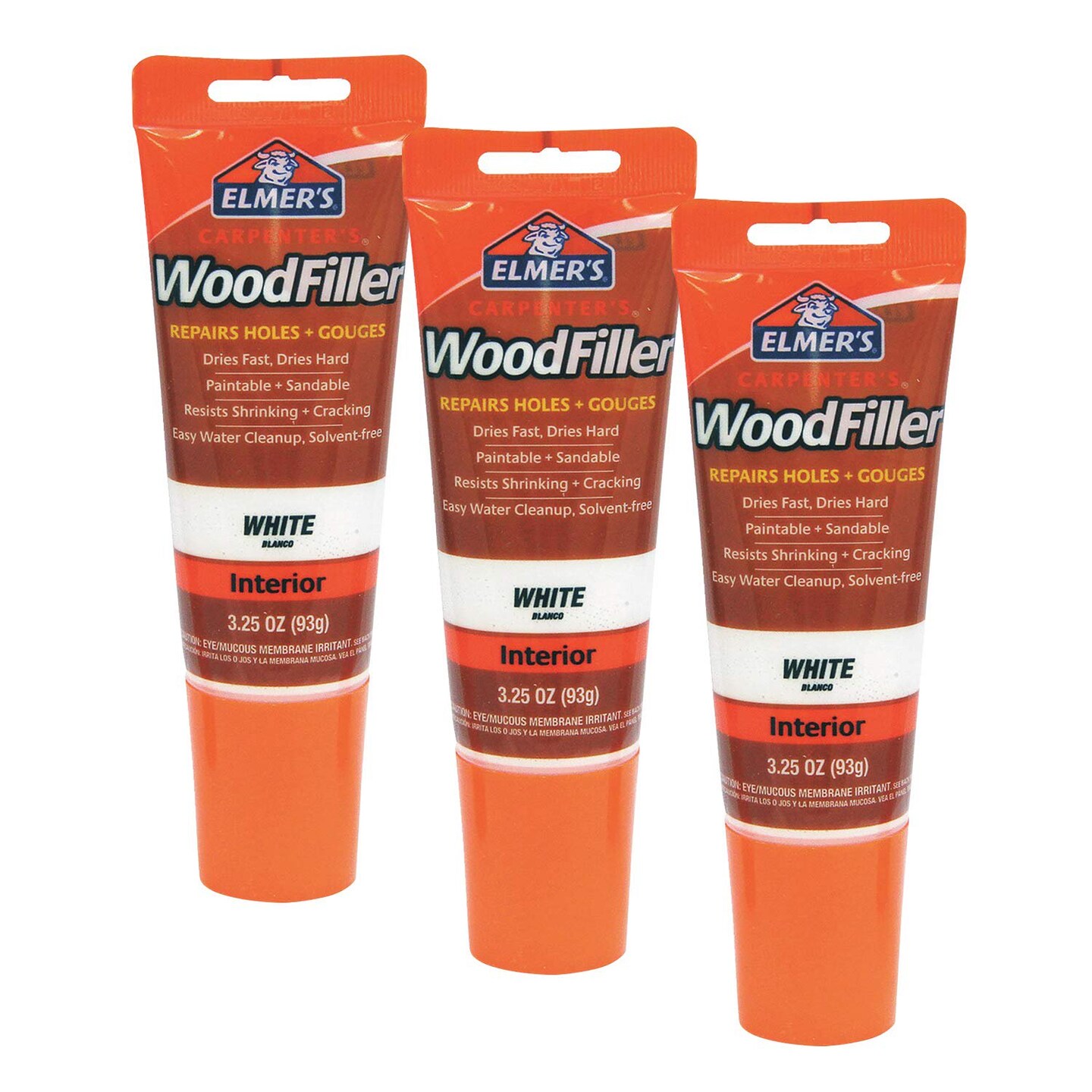 Elmer's Carpenter's Wood Filler, White, 3.25Ounce, 3Pack Michaels