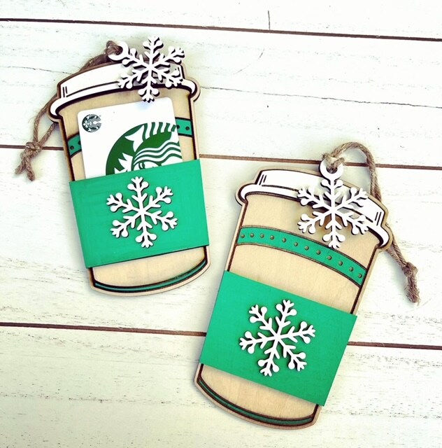 Starbucks Inspired Gift Card Holder, Christmas gift card holder, Money  Holder, Coffee To-Go Cup, holiday gift, Coffee Lover Gift