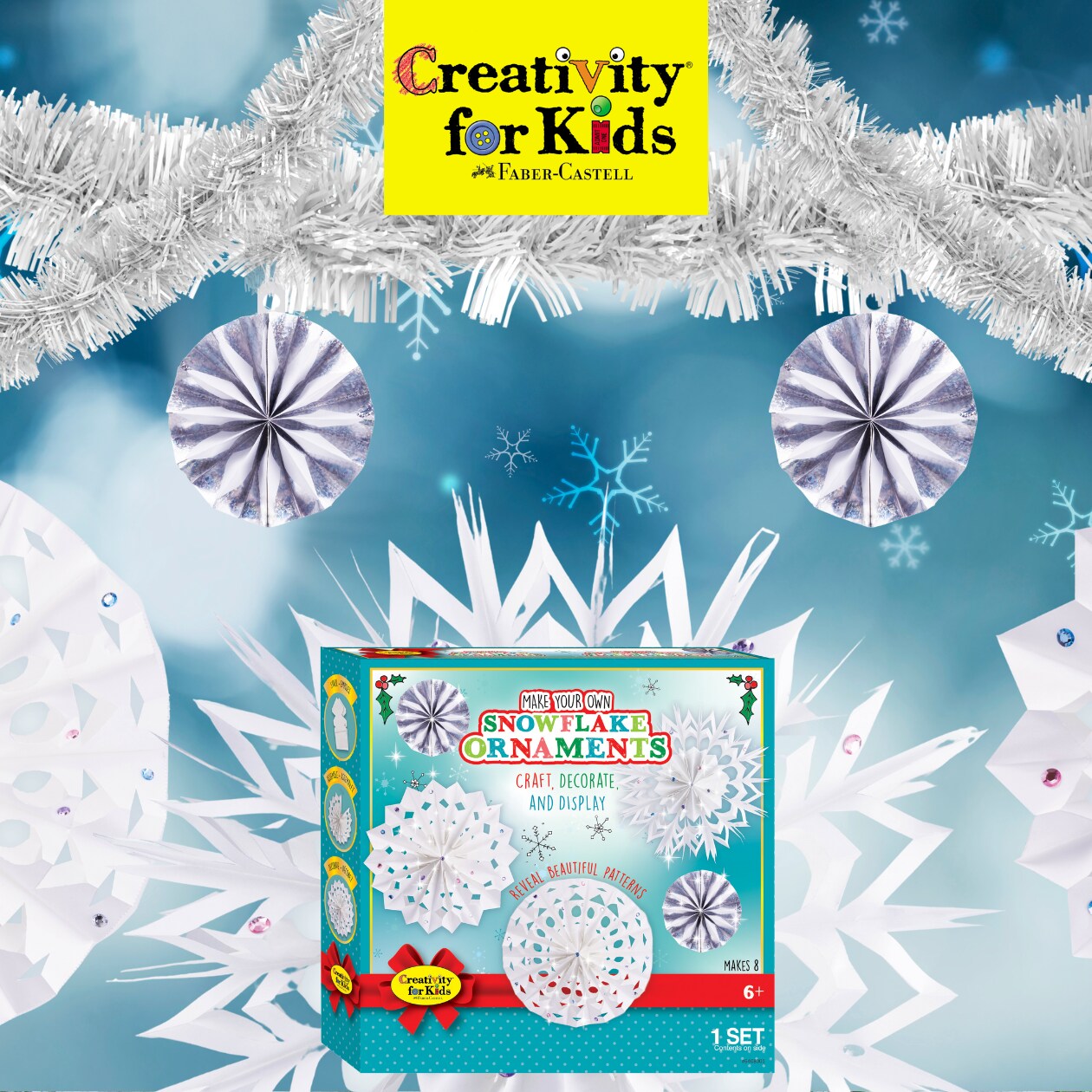Kids Club: Make Your Own Snowflake Ornaments