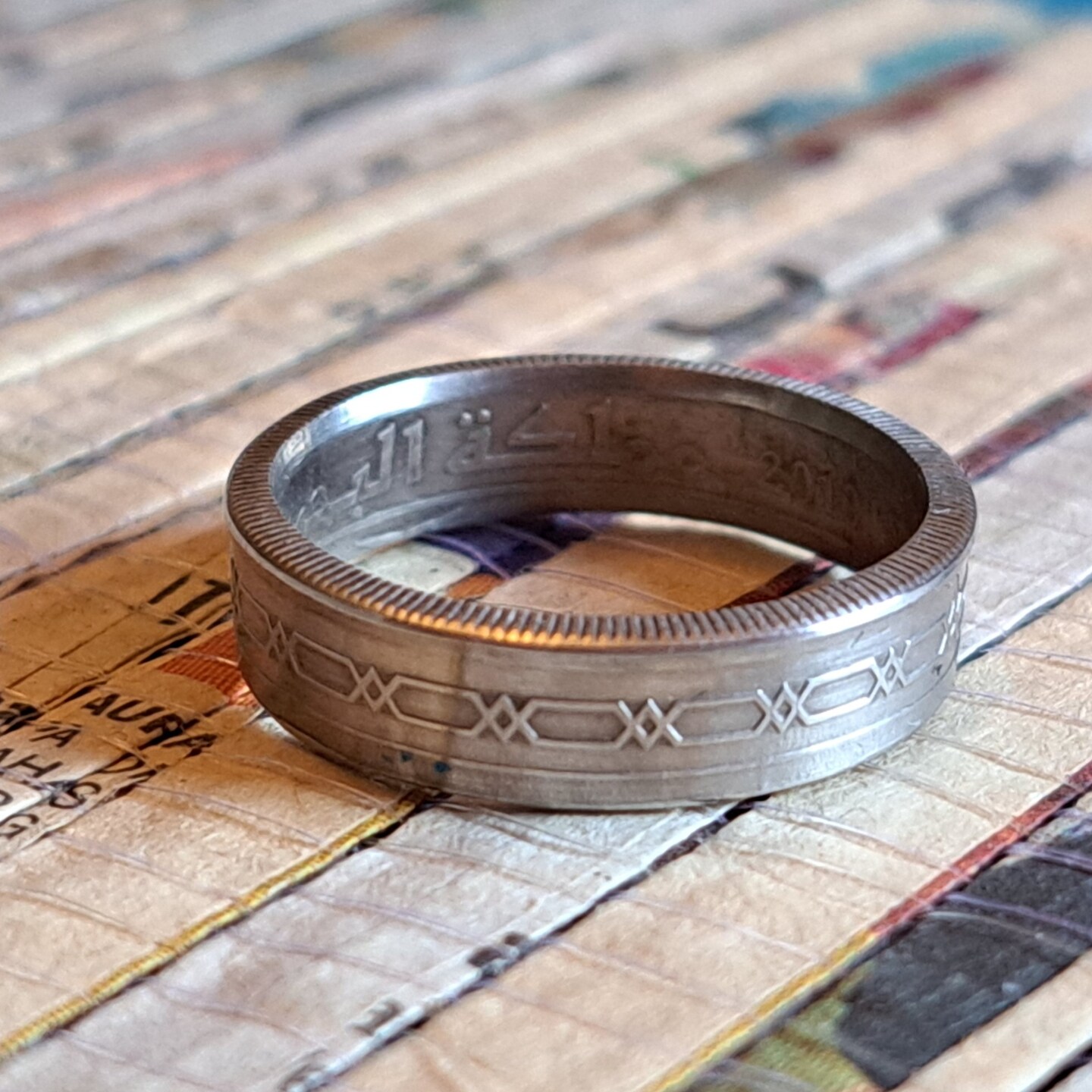 German Nebra Sky Disc Coin Ring