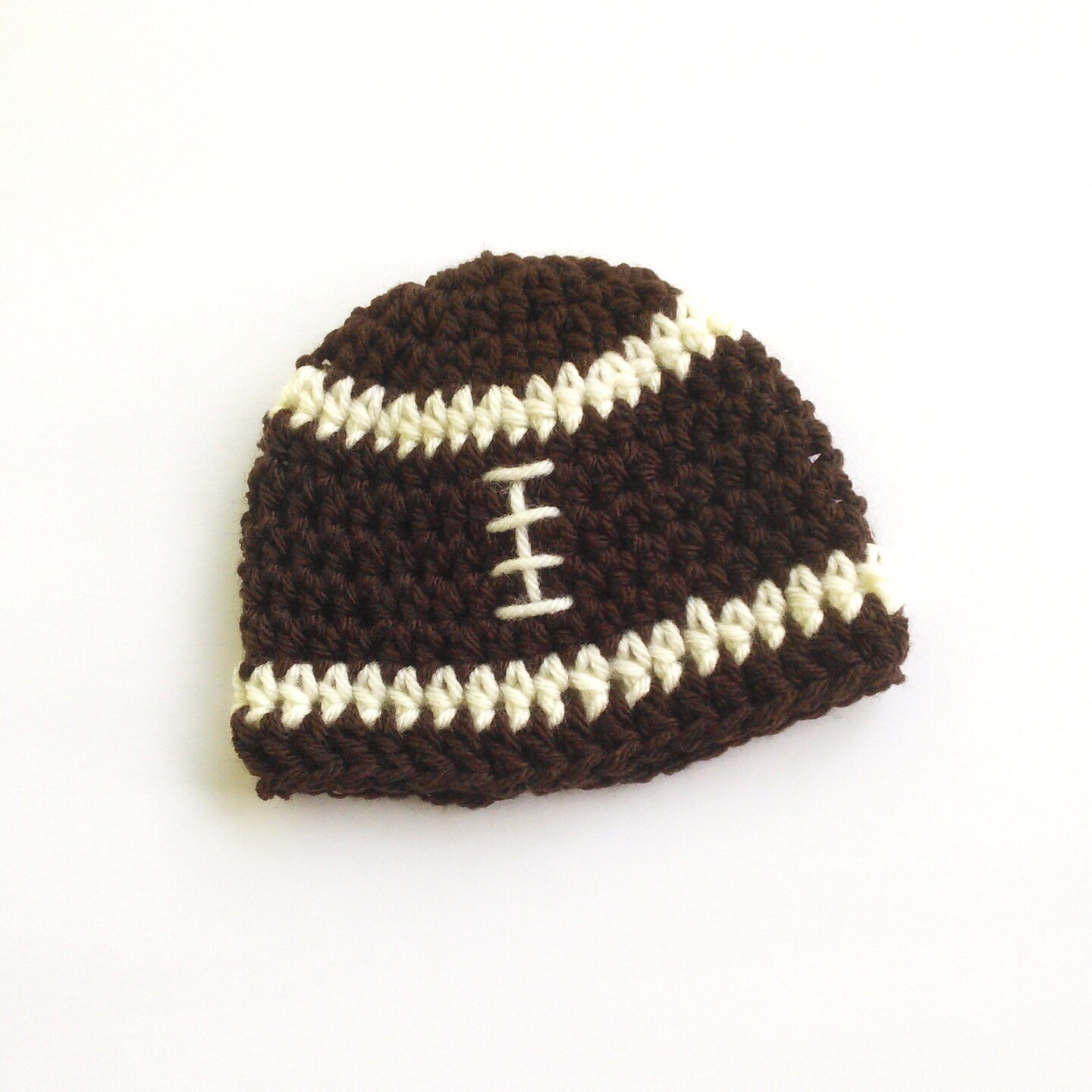 Baby Boy Football Hat, Sizes Available, Crochet Football Beanie  MakerPlace by Michaels