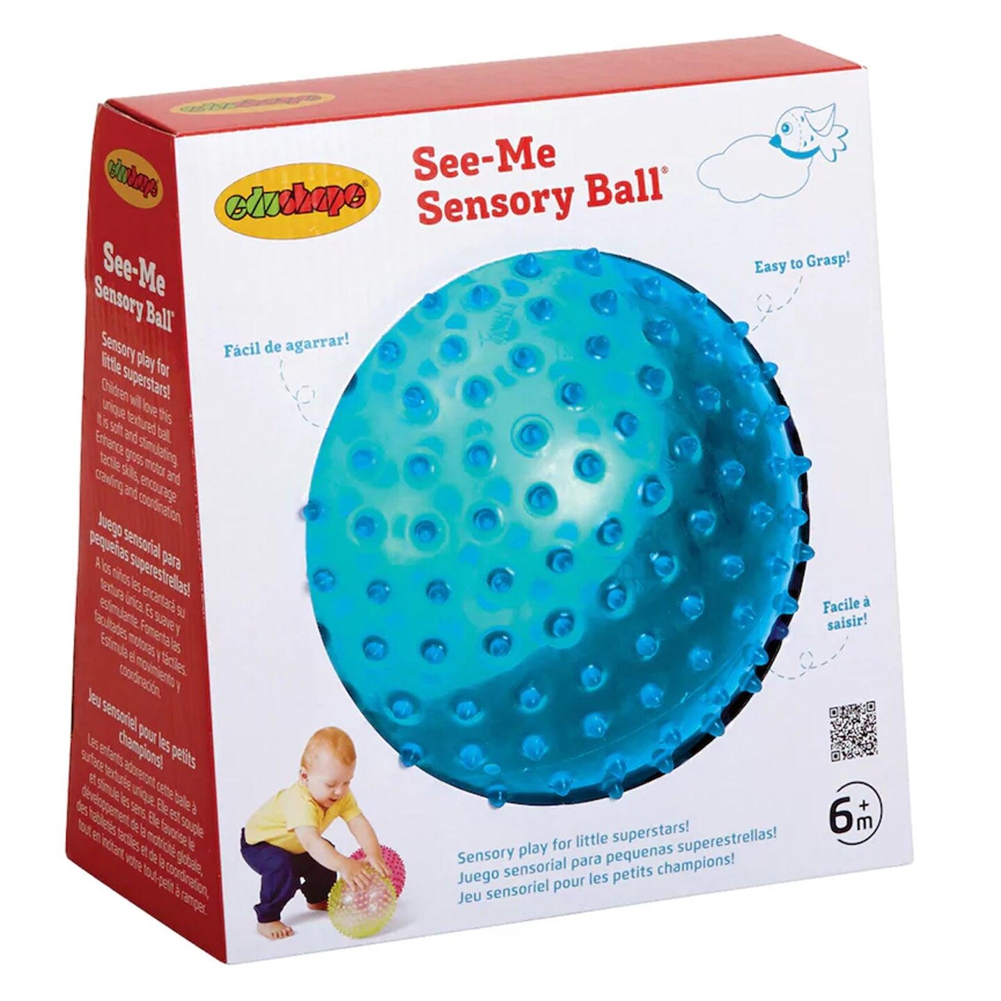 See-Me Sensory Ball, 7&#x22;, Single