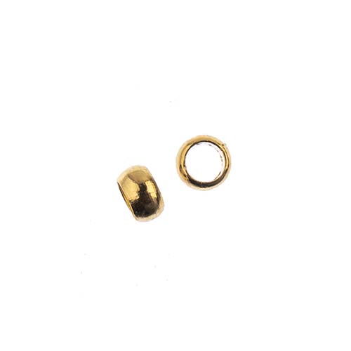 John Bead Must Have Findings 3mm Crimp Beads, 144pcs