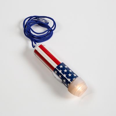 Mini Patriotic Flashlights on a Rope - 12 Pc.