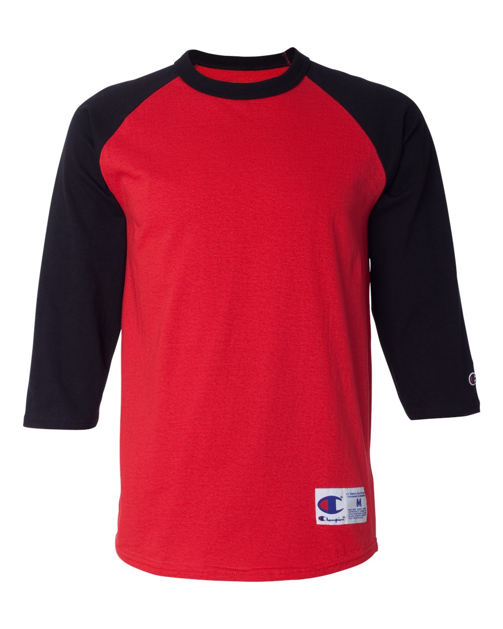 Champion Three Quarter Raglan Sleeve Baseball T Shirt