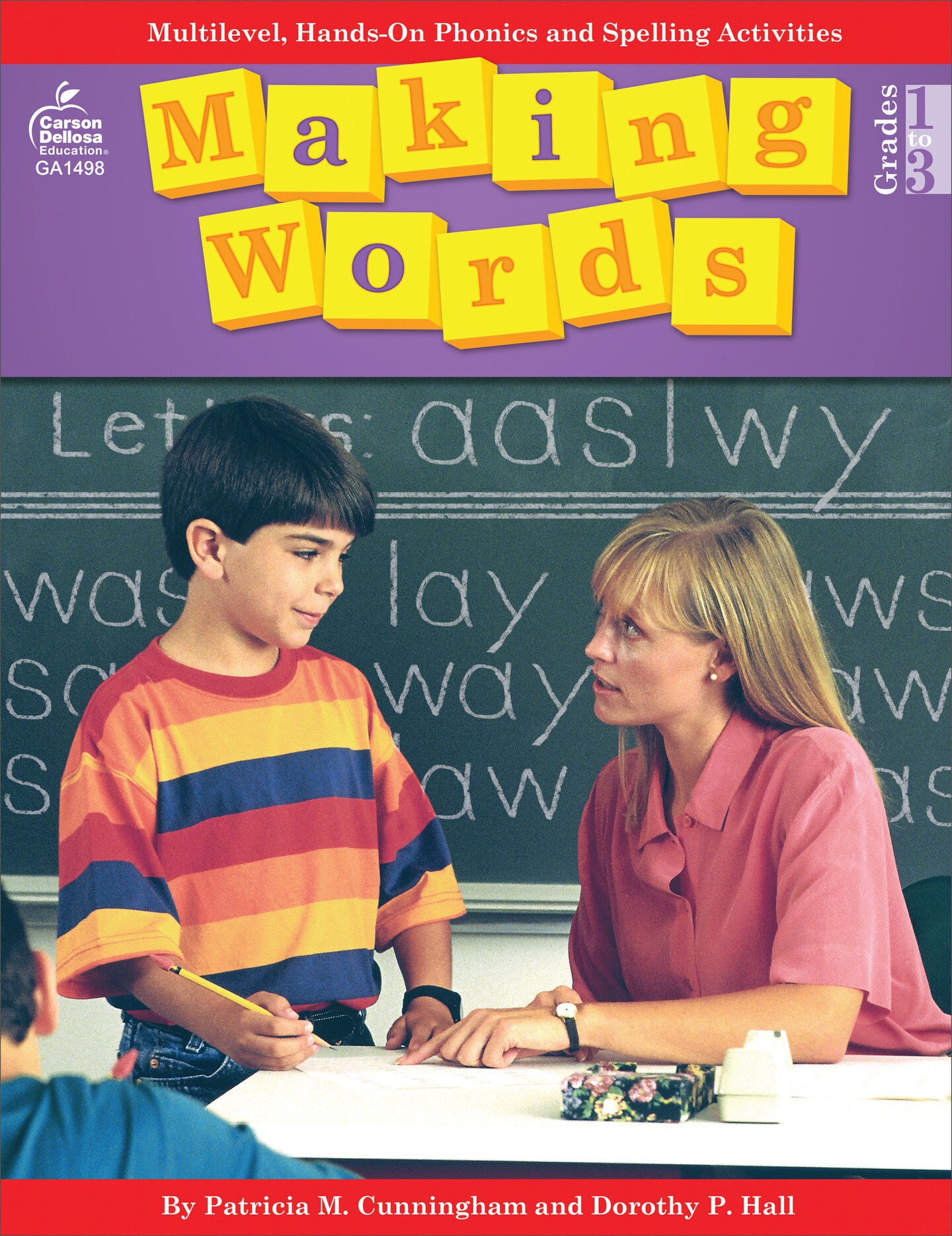 Carson Dellosa Making Words Grade 1-3 Phonics &#x26; Spelling Workbook, Compound Words, Rhymes, Blends and Digraphs Spelling &#x26; Phonics Activities With Letter Cards, 1st Grade, 2nd Grade, 3rd Grade Workbook