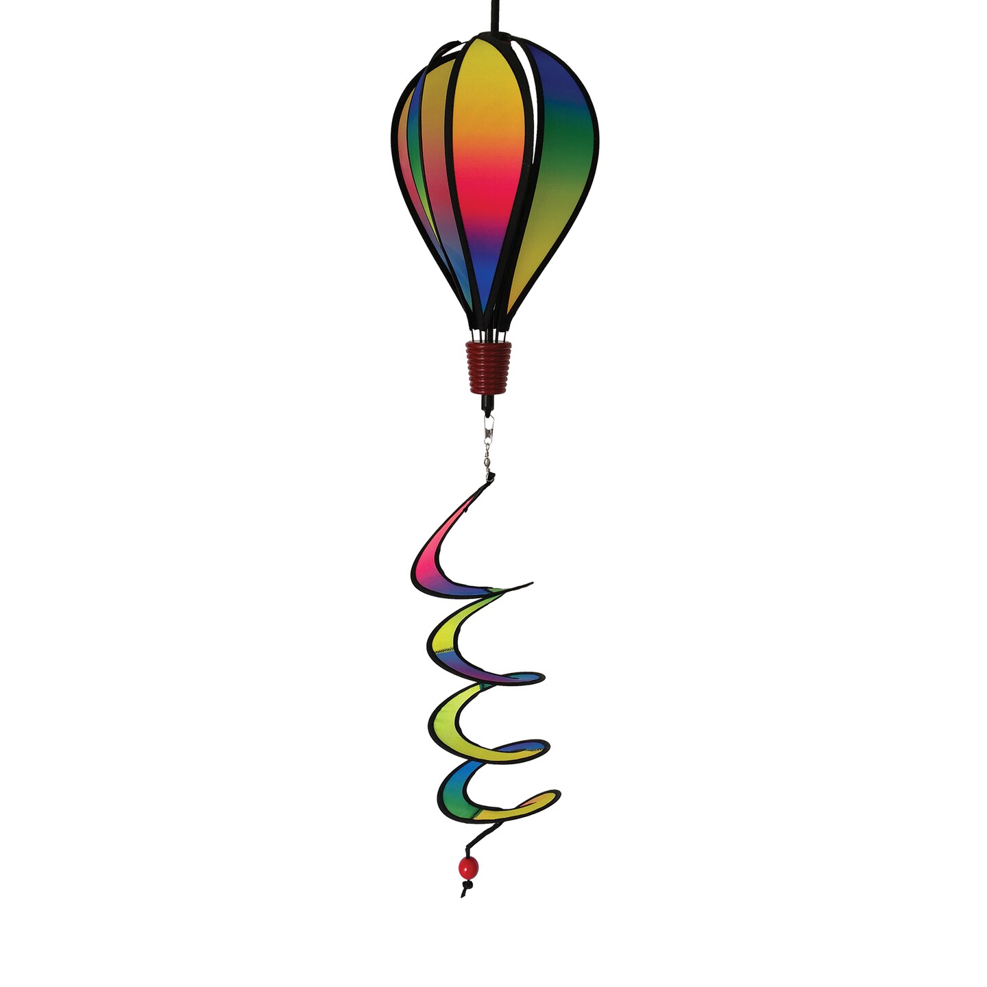 In the Breeze Mini Rainbow Blended Hot Air Balloon Wind Spinner