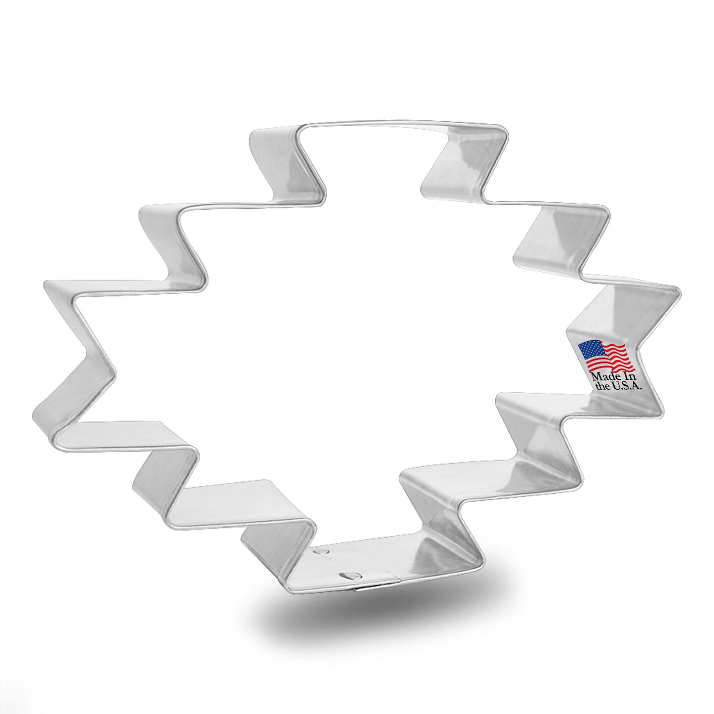 Bohemian Plaque Cookie Cutter 4.5 in B1609, CookieCutter.com, Tin Plated Steel, Handmade in the USA