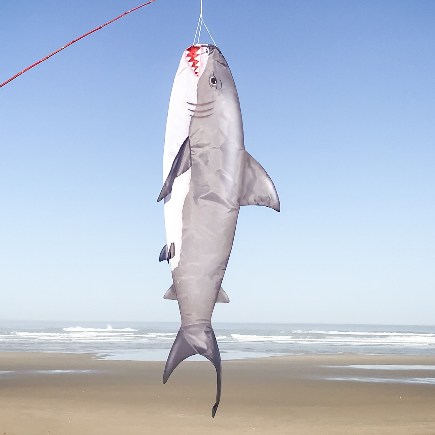 In the Breeze 5160 - Shark 48&#x22; Fish Windsock - Realistic Shark Fishsock