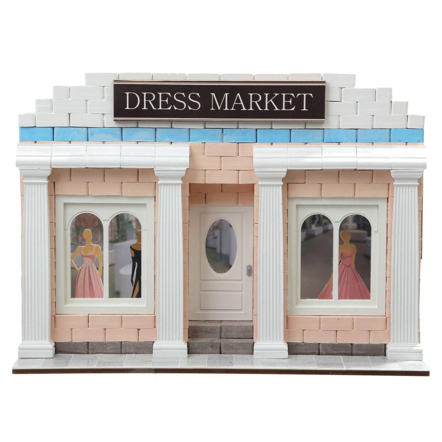 Wise Elk Mini Bricks Construction Set - Dress Market, 700 pcs