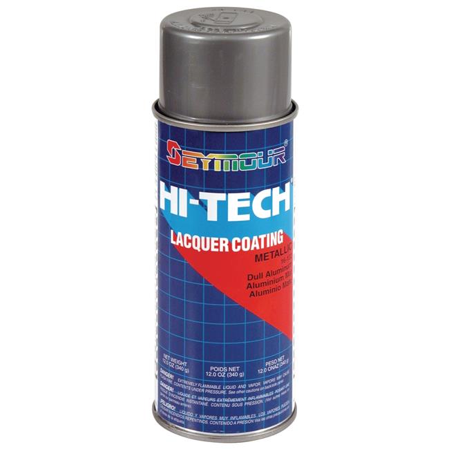 Seymour of Sycamore 16132 16 oz HiTech Lacquer Spray Paint, Dull