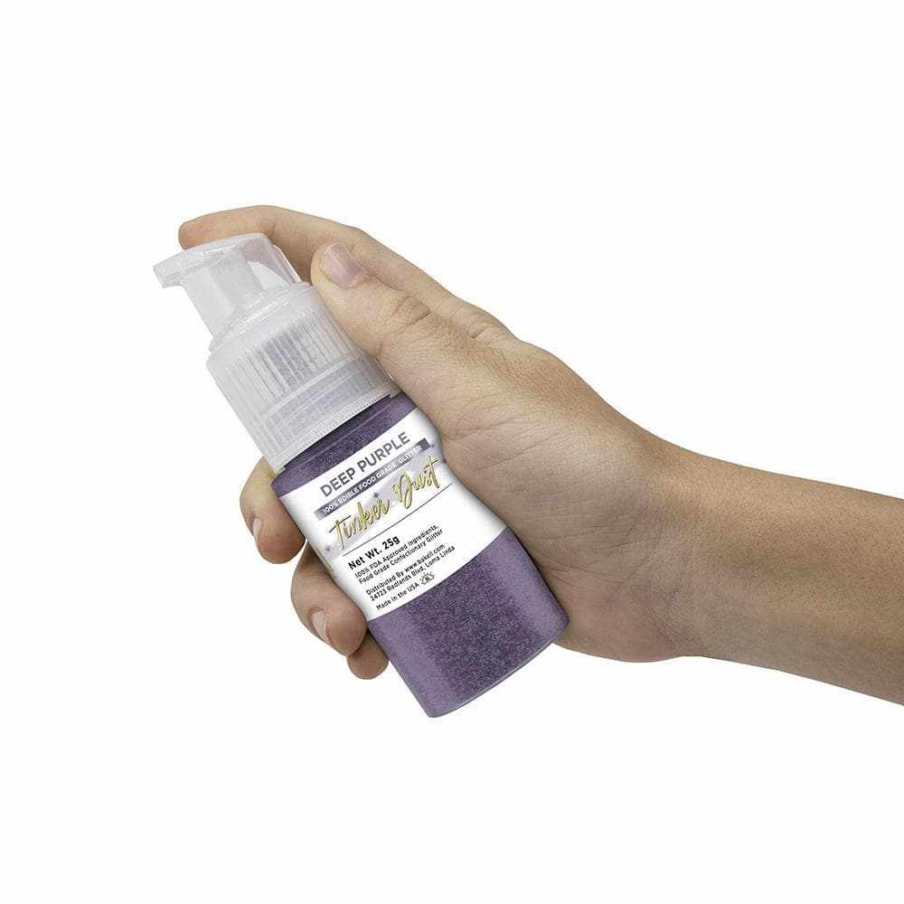  BAKELL® Deep Purple Edible Glitter Spray Pump, (25g), TINKER  DUST Edible Glitter, KOSHER Certified, 100% Edible Glitter