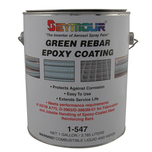 Seymour of Sycamore 1 gal Green Rebar Epoxy, 1 Containers - Pack of 4
