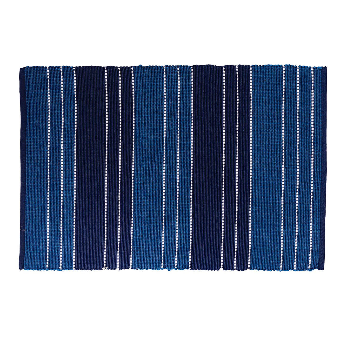 Saratoga Stripe Cotton July Fourth Woven Placemat Set of 6