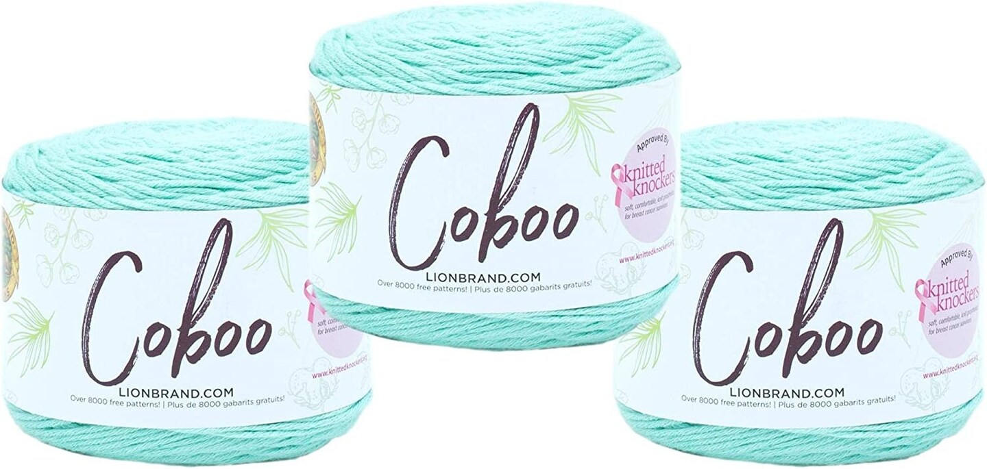 (Pack of 3) Lion Brand Coboo Yarn-Lichen