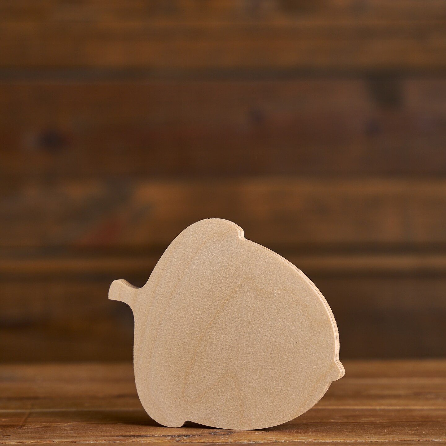 6 in. Unfinished Chunky Wooden Acorn
